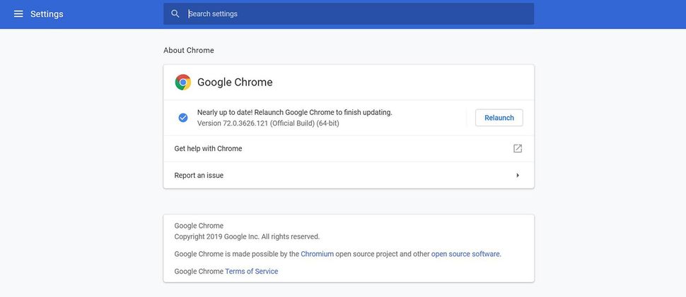 how to update google chrome on chromebook