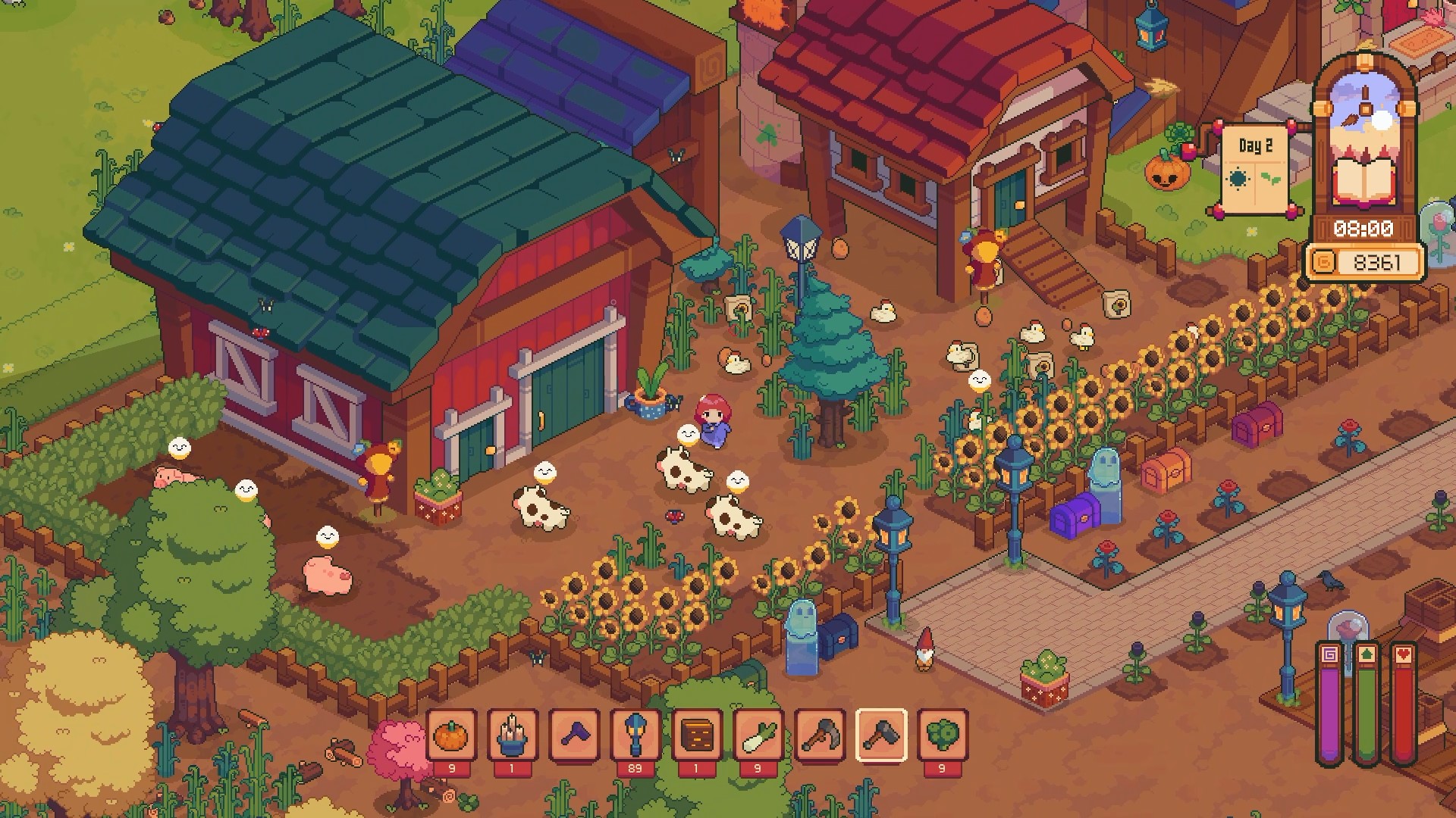 El espeluznante simulador de granja tipo Stardew, Everholm, se lanza en noviembre