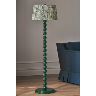 green floor lamp