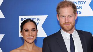 Meghan, Duchess of Sussex and Prince Harry, Duke of Sussex attend the 2022 Robert F. Kennedy Human Rights Ripple of Hope Gala at New York Hilton on December 06, 2022 in New York City.