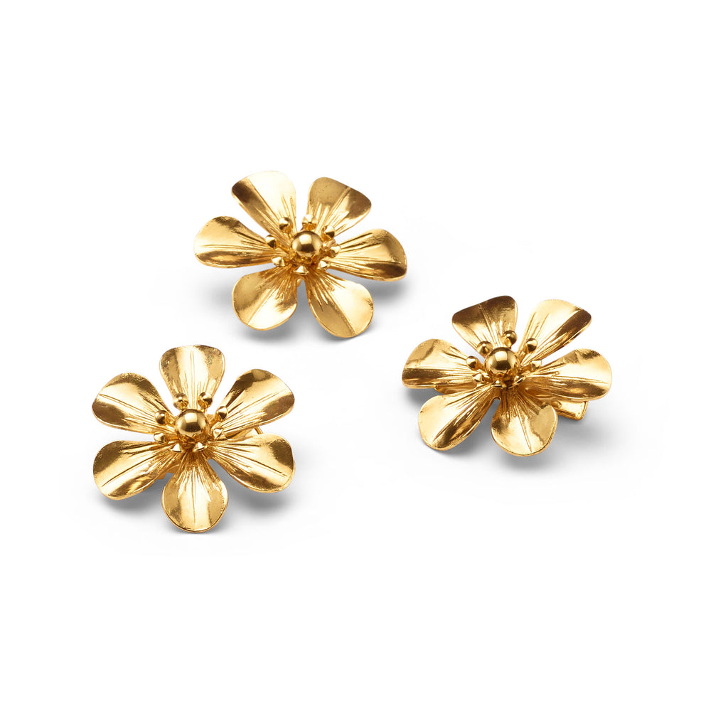 Floral Clip Set of 3