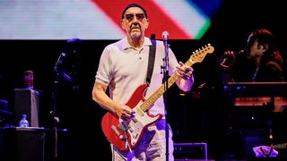 Pete Townshend of The Who performs at Parco Della Musica on July 22, 2025 in Milan, Italy