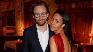 Tom Hiddleston and Zawe Ashton attend an after party for "Happy Birthday, Harold",