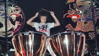 Carl Palmer with ELP in 1977