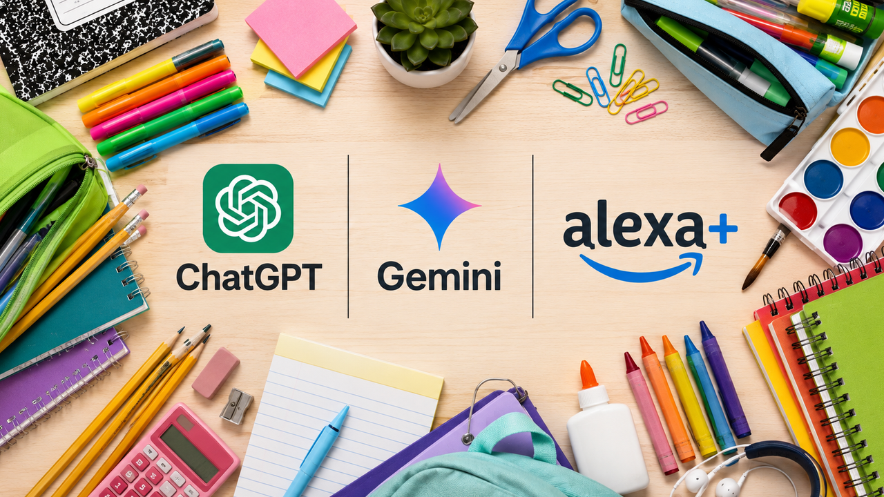 I let ChatGPT, Gemini, and Alexa shop my kids' back-to-school supplies — only one got it right
