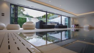 swimming pool basement conversion