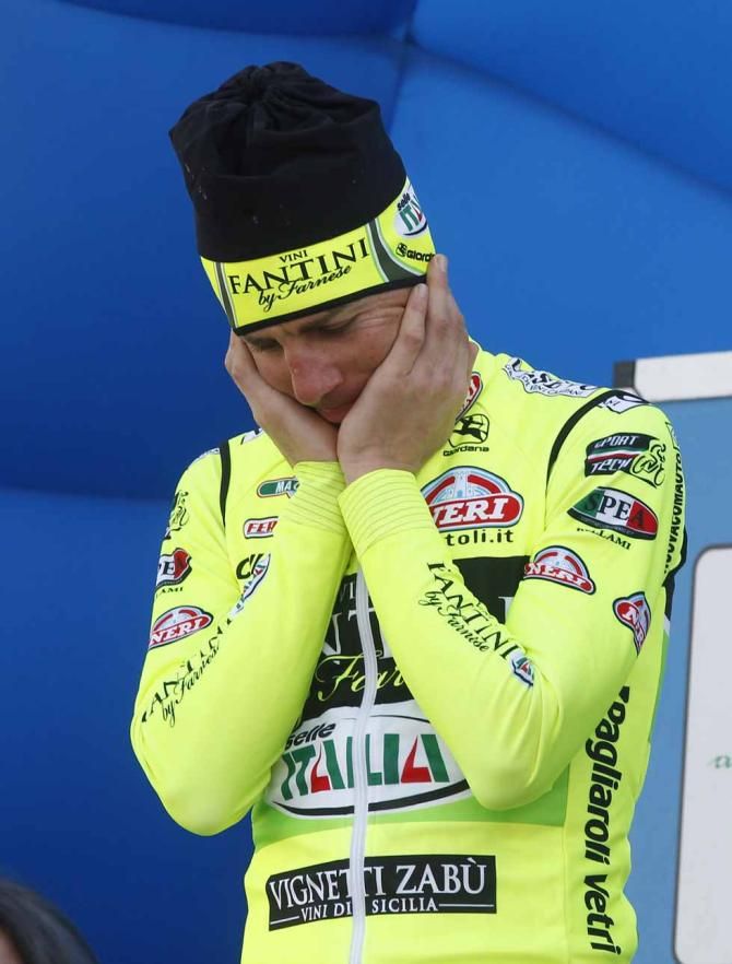 Mauro Santambrogio (Vini Fantini-Selle Italia) placed second.
