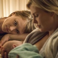 Child, Blond, Interaction, Love, Comfort, Baby, Birth, Happy, Hug, Toddler, 