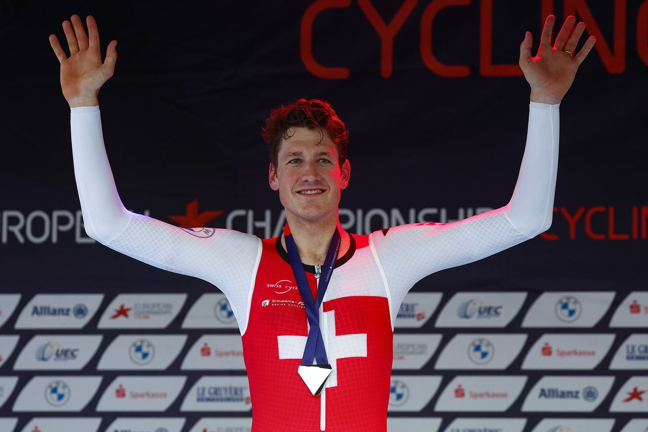 European Championships Munich 2022 - 2022 UEC Road Elite European Championships - Men's ITT - 17/08/2022 - Stefan Kung (SUI) - photo Luca Bettini/UEC/SprintCyclingAgency&Acirc;&copy;2022