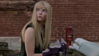 Anya Taylor-Joy with a puppet at the end of The New Mutants