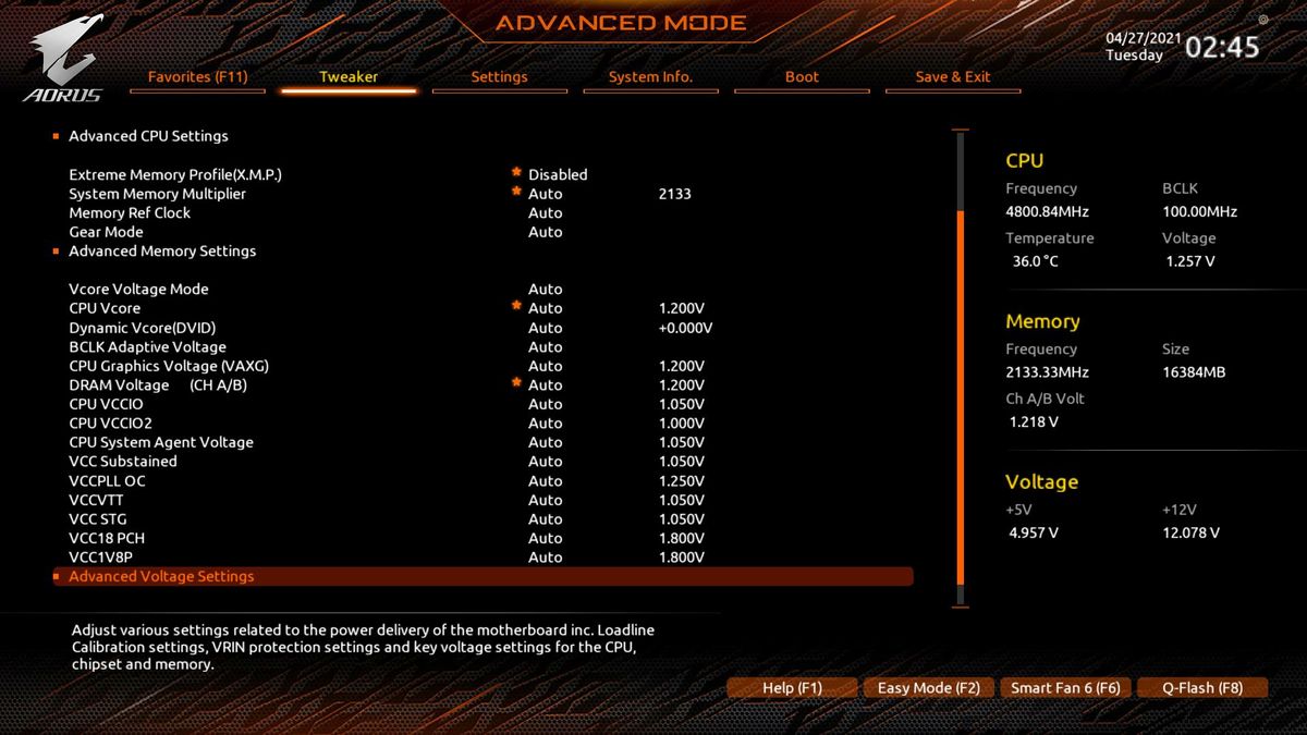 Gigabyte Z590I Aorus Ultra