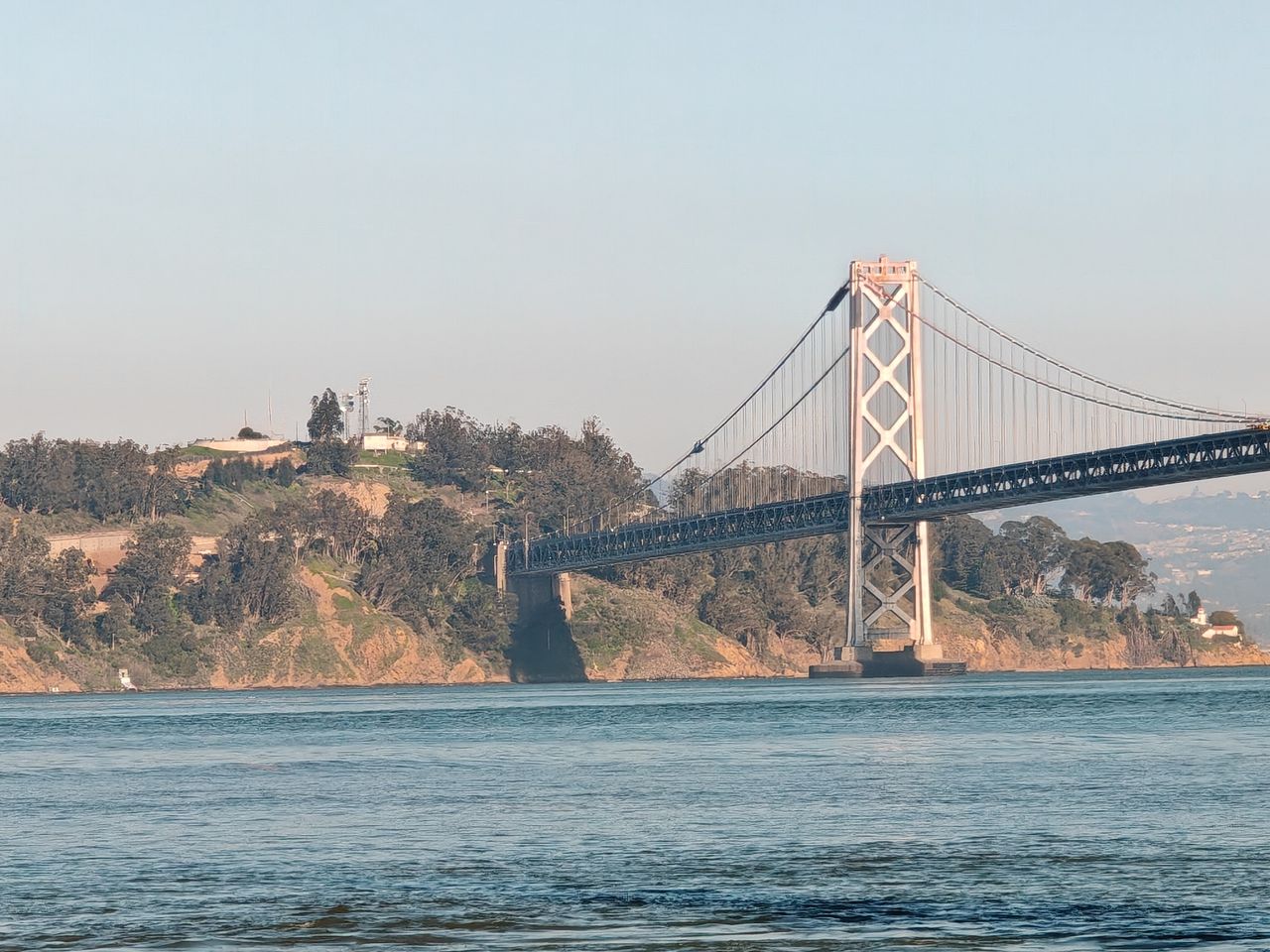 Bay Bridge at 8x zoom by OnePlus 13R