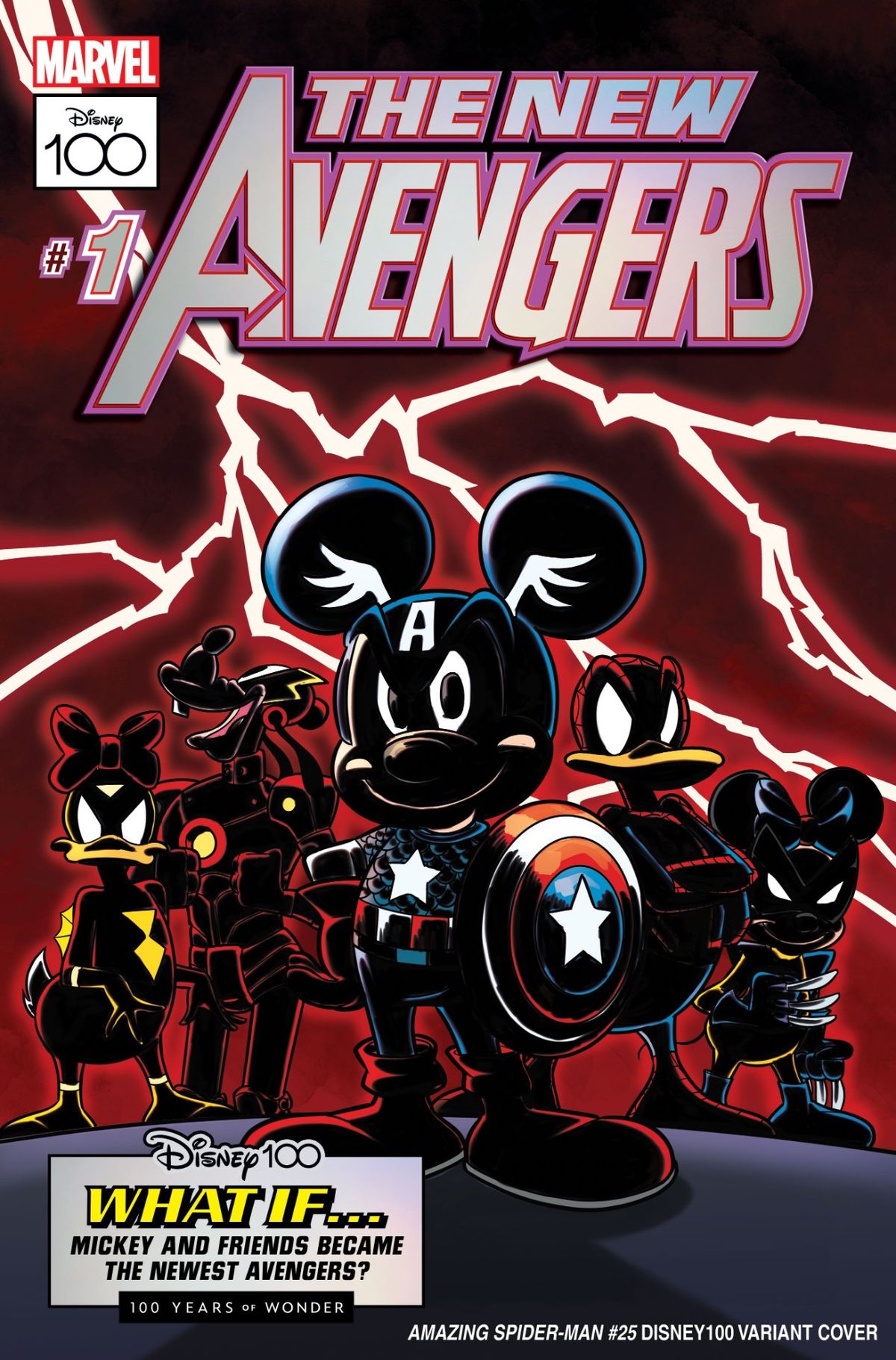 Disney 100 variant covers