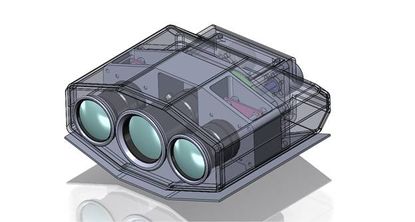robot moon rover, camera system