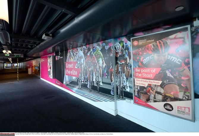 Some Giro d'Italia publicity.