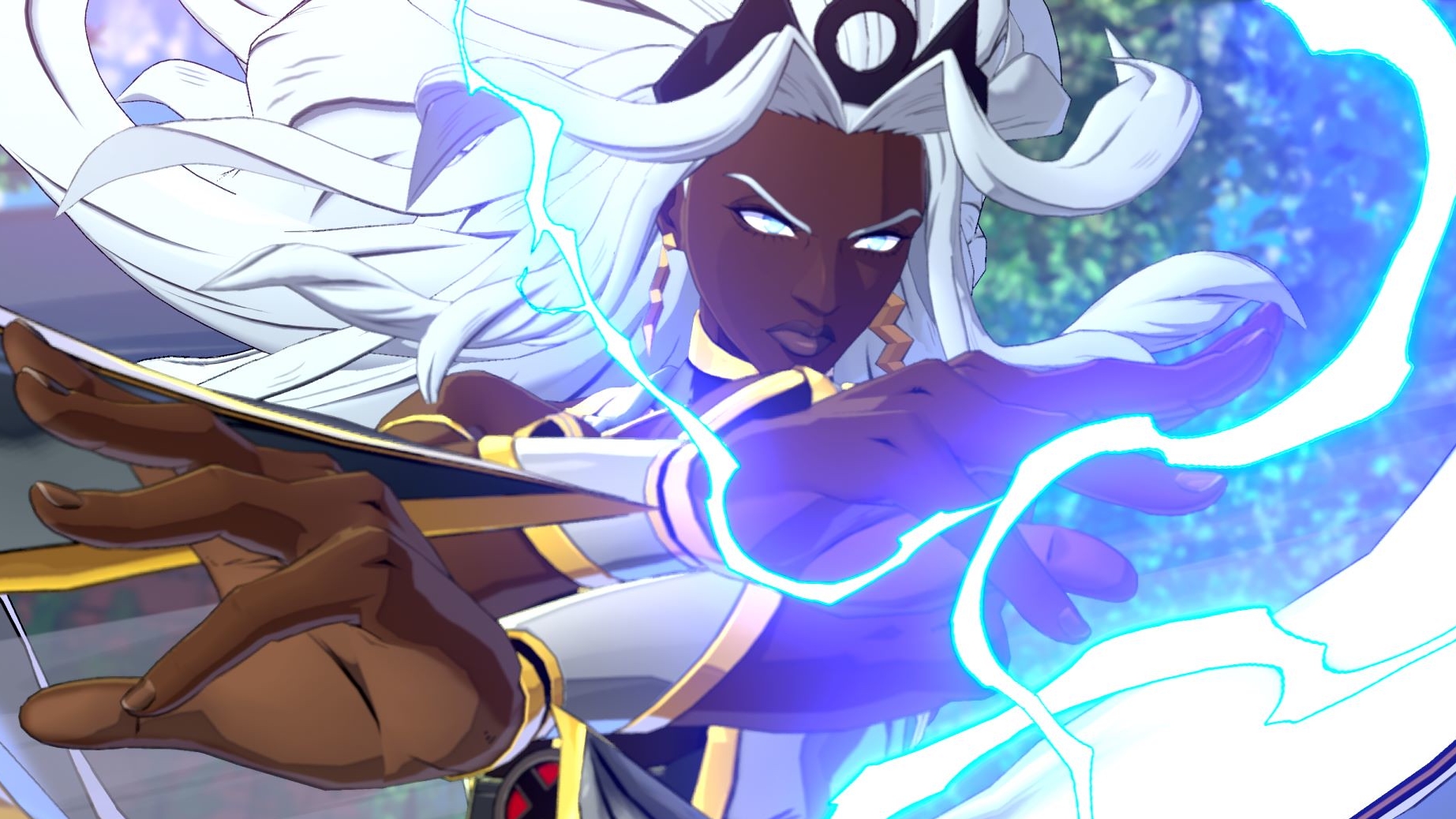 Marvel Tokon: Fighting Souls screenshot depicting member of the X-Men: Storm