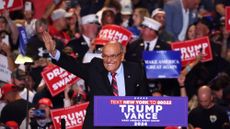 Rudy Giuliani speaks at Trump rally