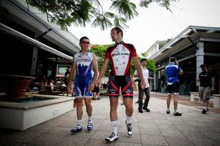 Robbie McEwen and Jay Thomson.
