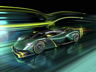 A render of the Aston Martin Valkyrie AMR Pro, an evolution of which will run at Le Mans in 2025