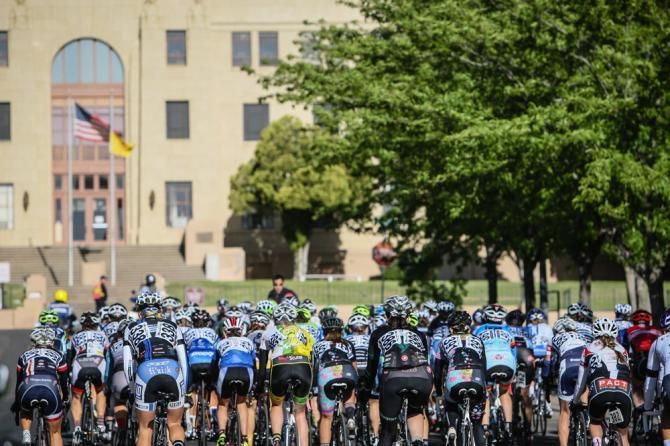 The women head out of downtown Silver City