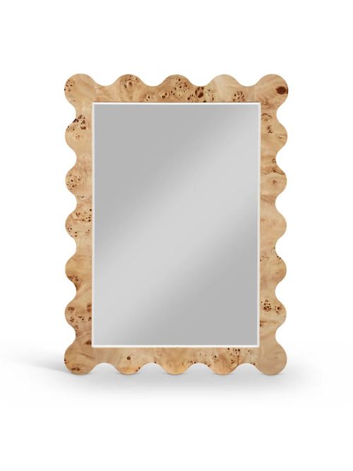 Millwood Pines Seyed Burl Veneer Mirror