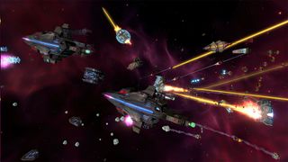 Promotional screenshot of Galactic Civilizations IV: Supernova gameplay