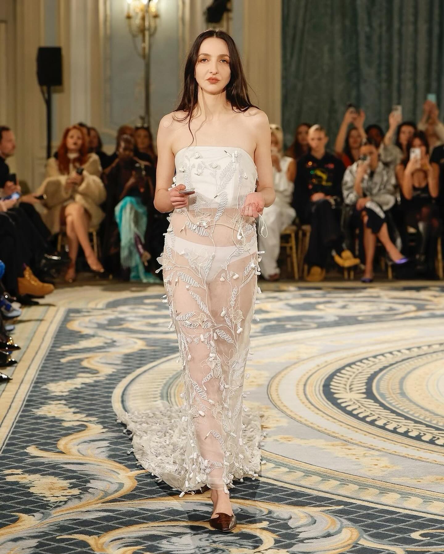 Tish Weinstock walking for Connor Ives.