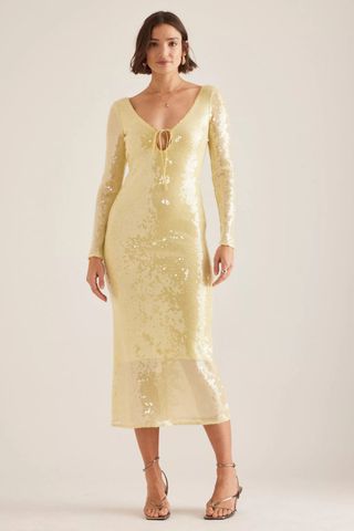 Bardot Verona Sequin Maxi Dress