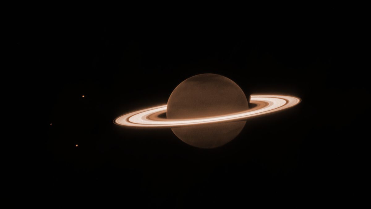 Los anillos de Saturno se ven hermosos en la primera foto del gigante gaseoso del Telescopio Espacial James Webb