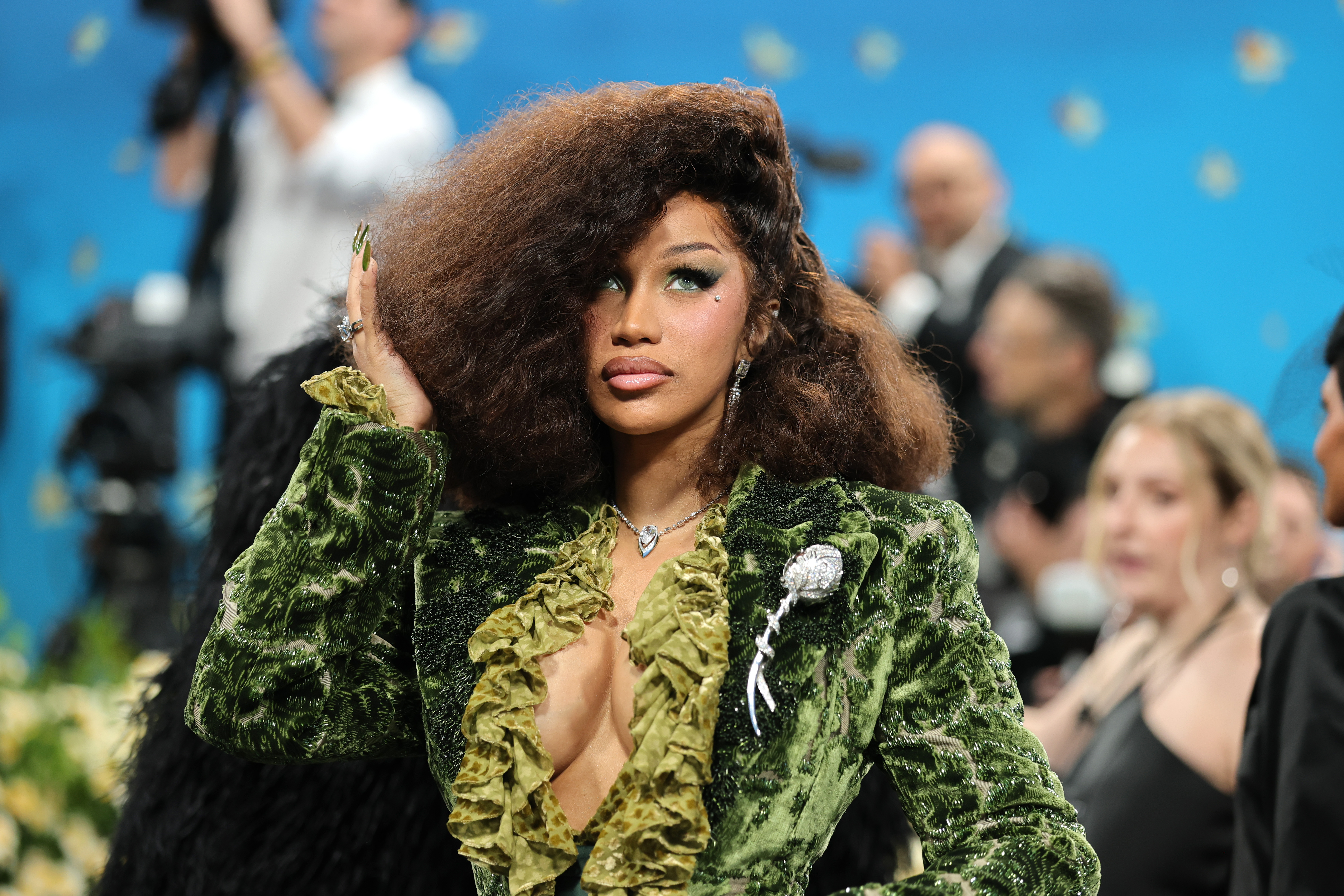 Cardi B attends the 2025 Met Gala