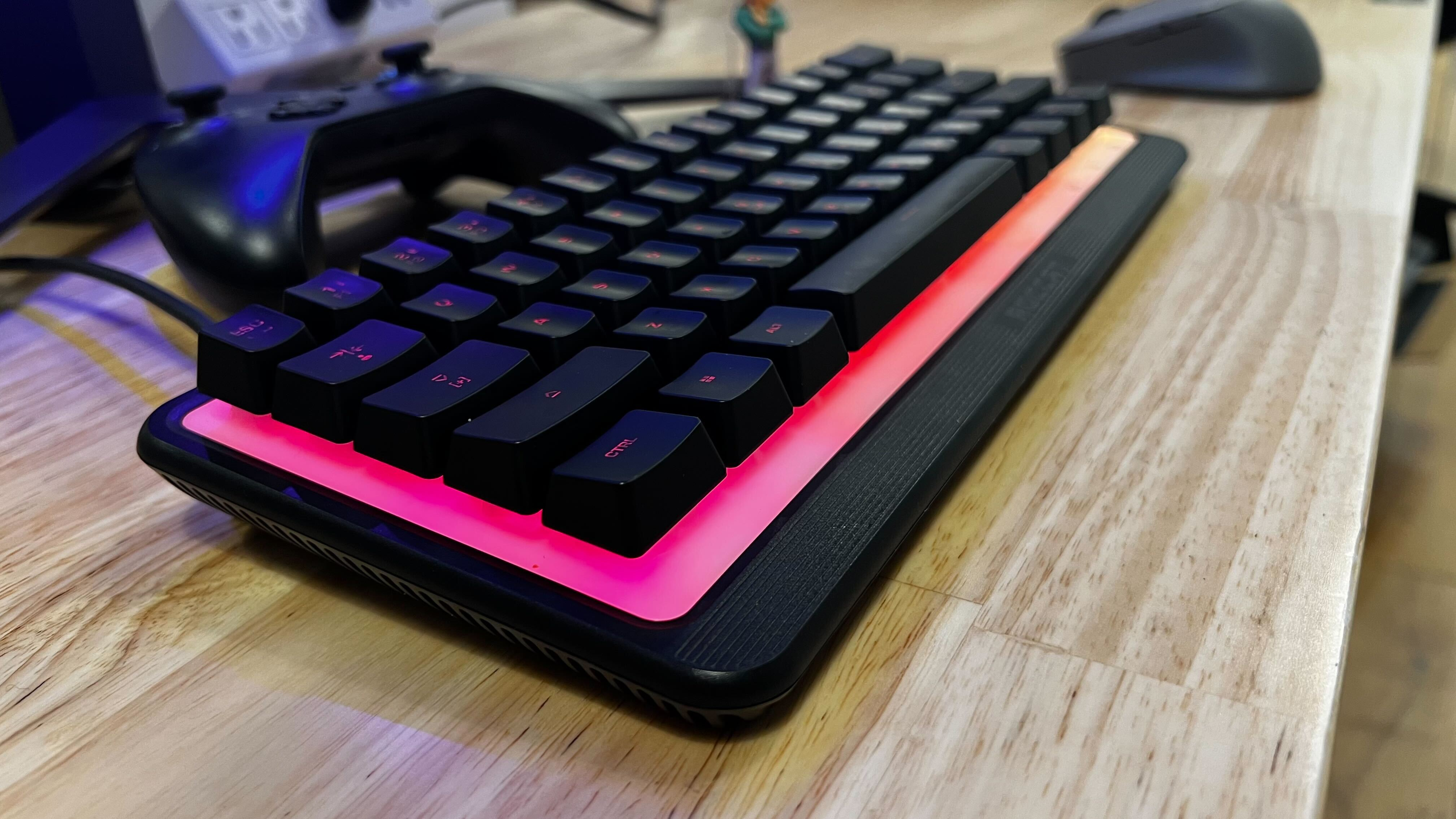 Roccat Magma Mini keyboard on desk.
