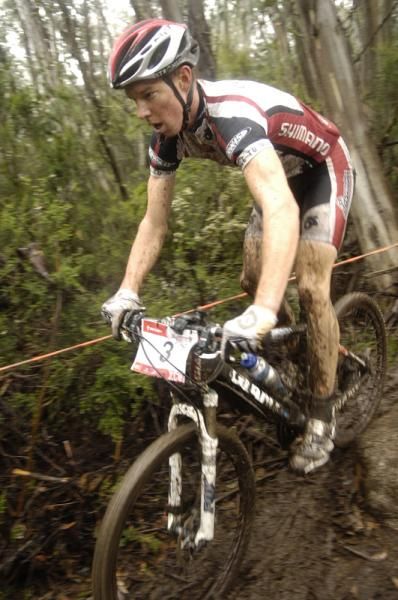 Ben Henderson had mixed fortunes on the day with a flat tyre slowing his progress