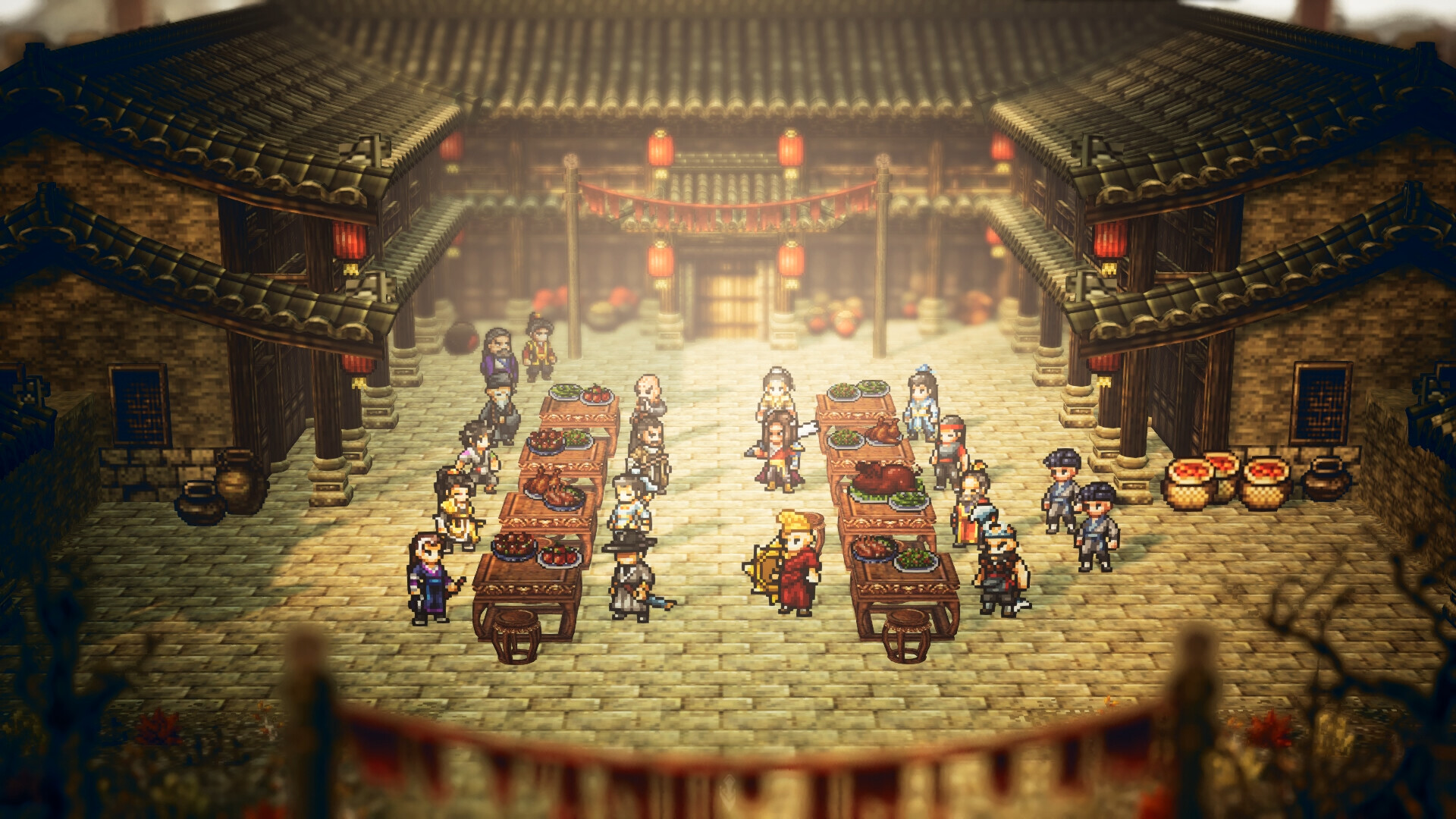 A screenshot of the upcoming PS5 game, Wandering Sword