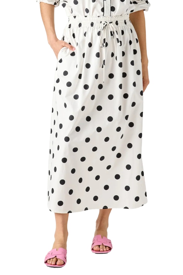 Knoll Skirt in Polka Dot