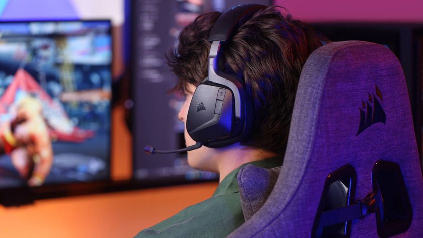Official promo image of the back of someone&#039;s headset who&#039;s wearing a black headset.