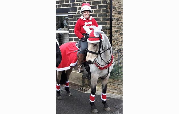Elizabeth Kershaw and her pony Boo