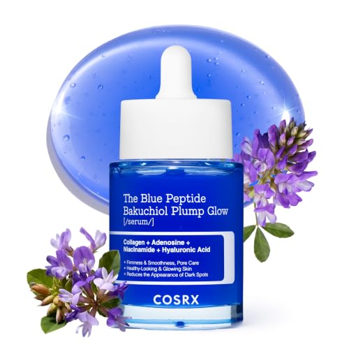 Cosrx the Blue Copper Peptide Bakuchiol Serum, Glow &amp;amp; Plumping, 1.69 Fl Oz