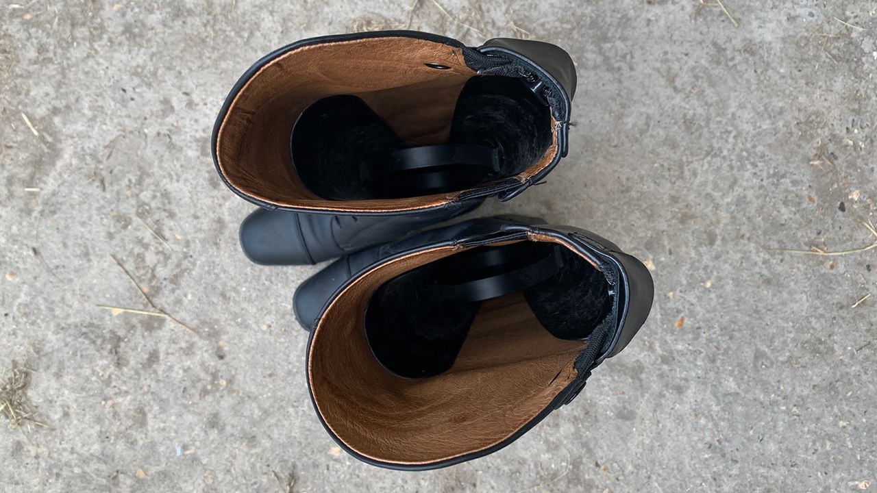 Ariat Palisade long leather boots inside