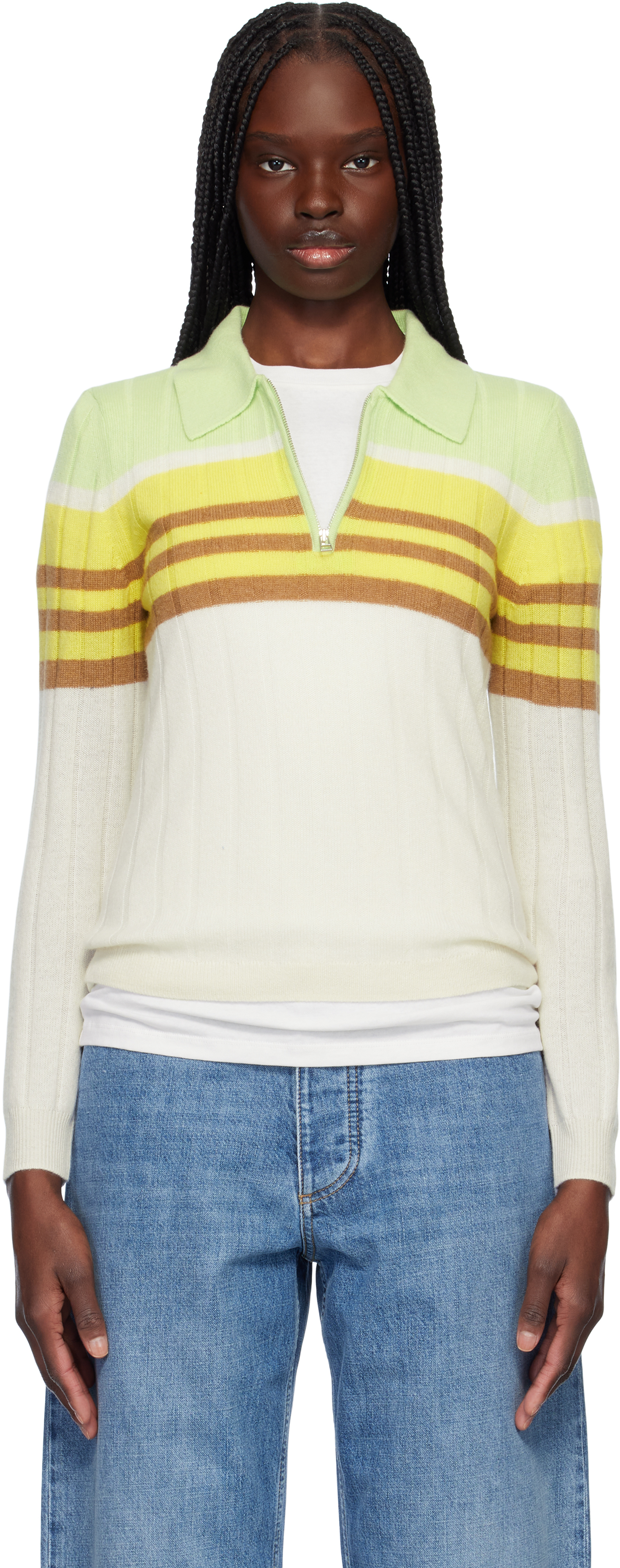 Multicolor Track Polo