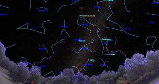 The Geminids meteor shower, one of the most spectacular of the year, runs from December 4 to 16 annually. In 2018, it will peak before dawn on Friday, December 14, when up to 120 meteors per hour are possible to see under dark sky conditions. Geminids meteors are often bright, intensely colored, and slower moving than average because they are produced by particles dropped by an asteroid designated 3200 Phaethon. The best time to watch for Geminids will be sunset on Wednesday until dawn on Thursday morning. At about 2 a.m. local time, the sky overhead will be plowing into the densest part of the debris field. The early-setting crescent moon on the peak night will provide a dark sky for meteor-watchers.