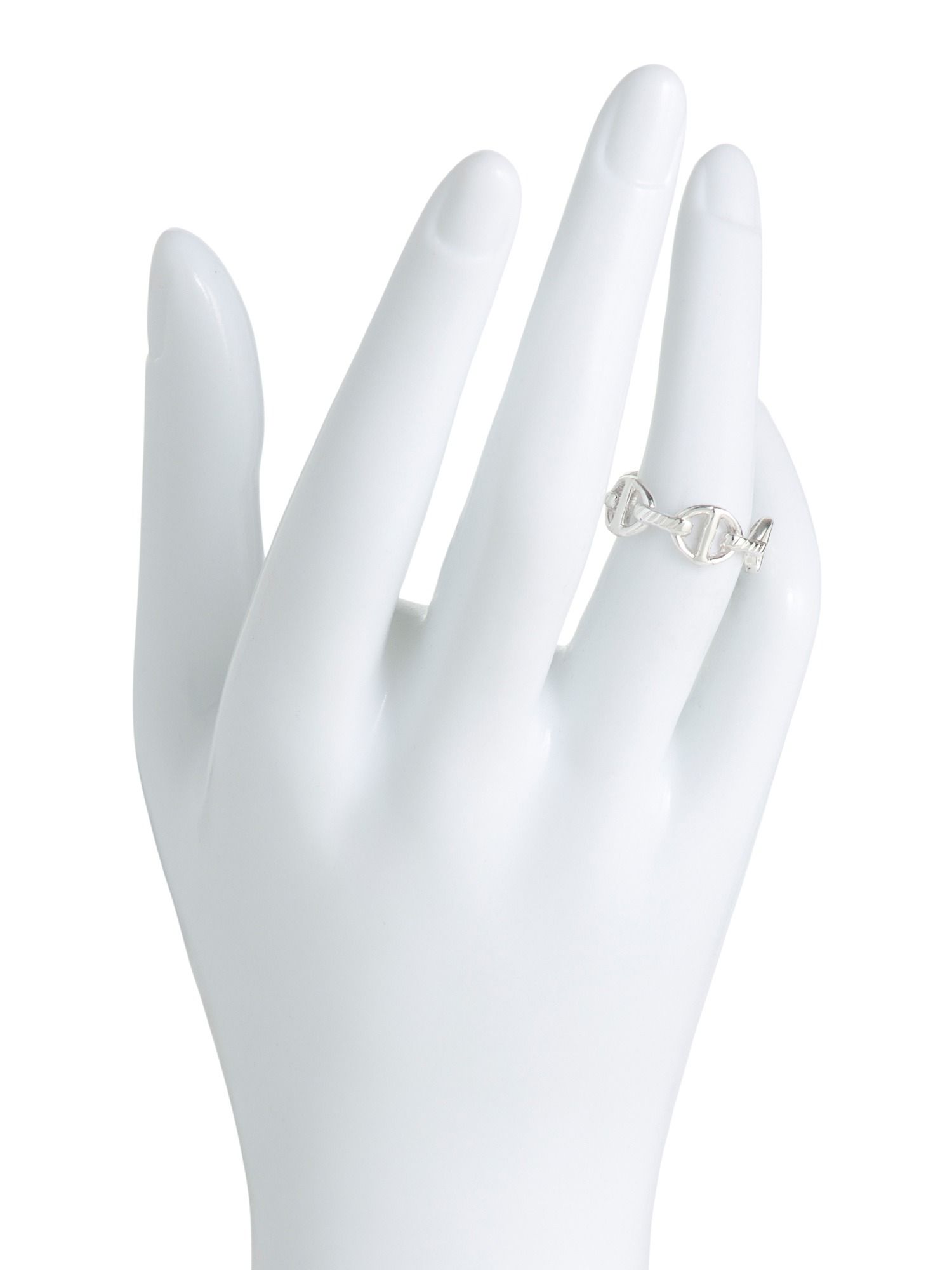 SEED & SAGE, Made In Mexico Sterling Silver Marine Link Band Ring