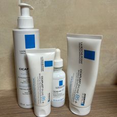 Line-up of La Roche-Posay Cicaplast products