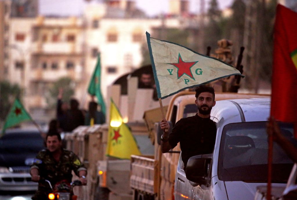 YPG fighters in Syria