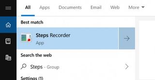 Select steps recorder