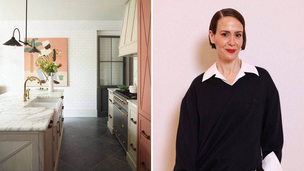 Art Creates a Gallery Moment in Sarah Paulson's Tiny Kitchen | Homes ...