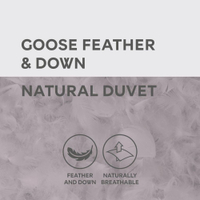 Goose Feather &amp; Down 2.5 Tog Duvet King Size | was £69, now £41.40