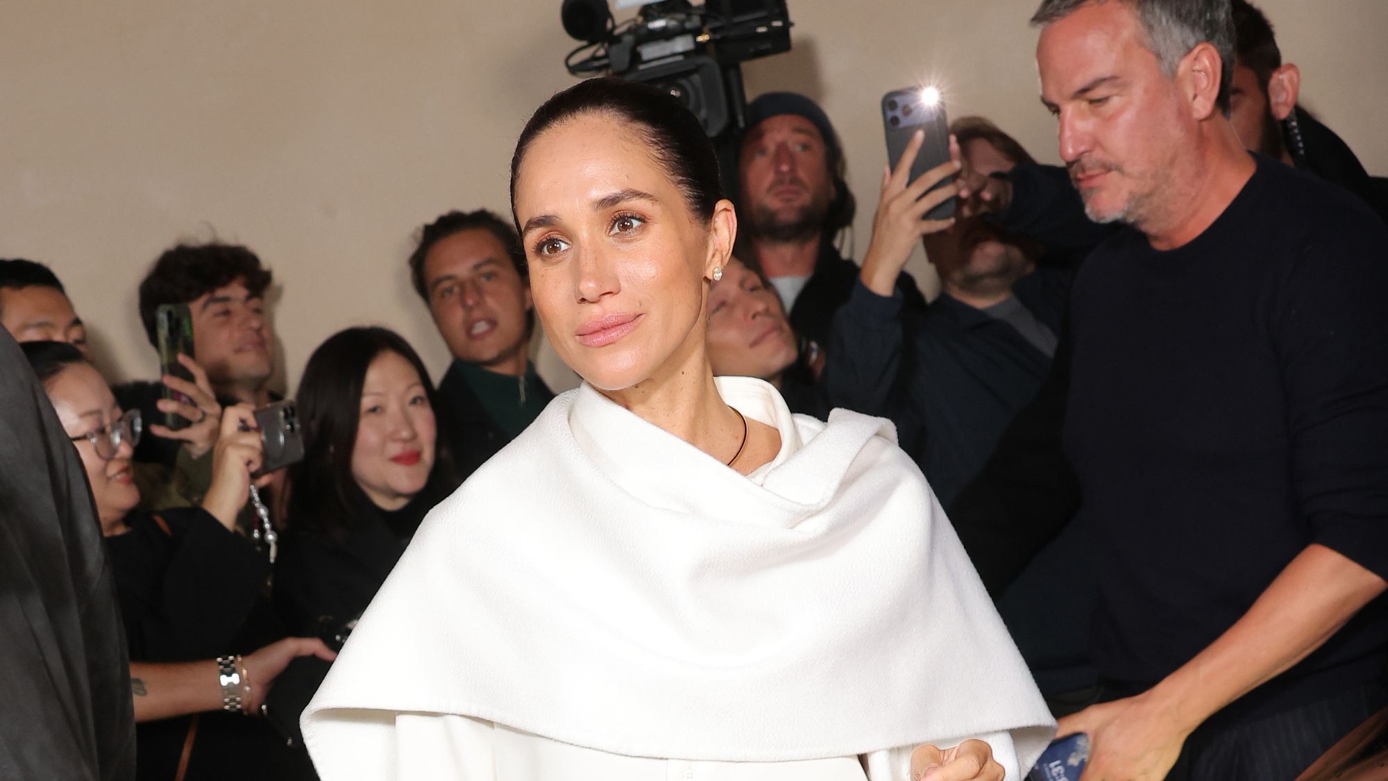 The Duchess of Sussex at Paris Fashion Week in 2025