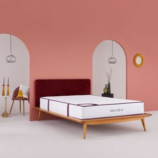 Best mattress on offer in bedroom on bed frame lifestyle shot 