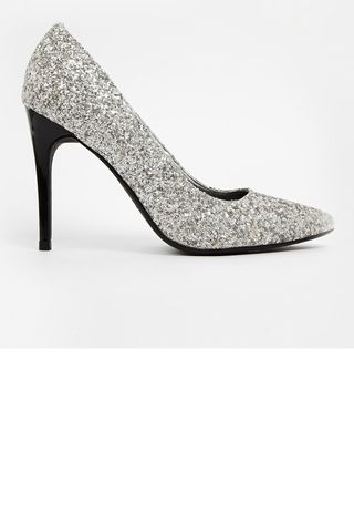 New Look Sparkly Silver, £22.99
