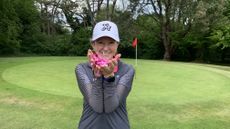 Colourful tee pegs often bring a smile to a golfers face and can even help them play better